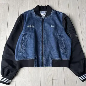 [ 새상품급/M ] 아디다스 오리지널 adidas 데님 자켓 블루종