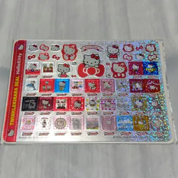 2004년 헤이세이 레트로 헬로키티 트윙클 키라라 씰 산리오