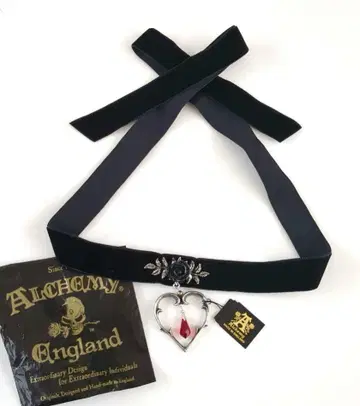 ALCHEMY England*하트/장미 초커*고딕