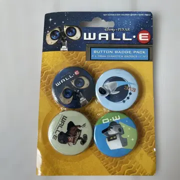 미개봉 디즈니 픽사 WALL-E 월리 캔뱃지 세트