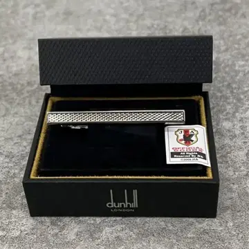 새상품 미사용 dunhill 던힐 남성용 넥타이핀 비즈니스 실버