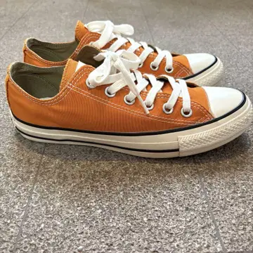 [새상품급] CONVERSE ALL STAR 로우컷 스니커즈 오렌지
