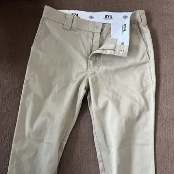 Dickies 874 오리지널 핏 워크 팬츠 베이지 사이즈 36