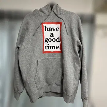 have a good time 후드티 그레이