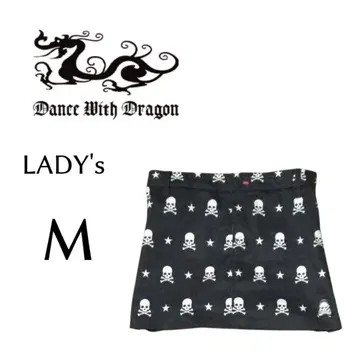 M 사이즈 DANCE with Dragon 치마바지 블랙 컬러 골프 웨어