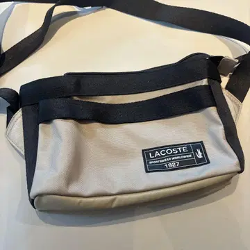 LACOSTE 라코스테 숄더백 베이지
