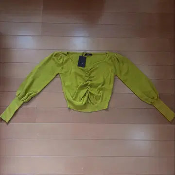 EMODA FRONT GATHER ZWAY KNIT M 그린