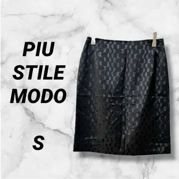 0926 피우스티레 모드 타이트 스커트 미디 스커트 블랙 S