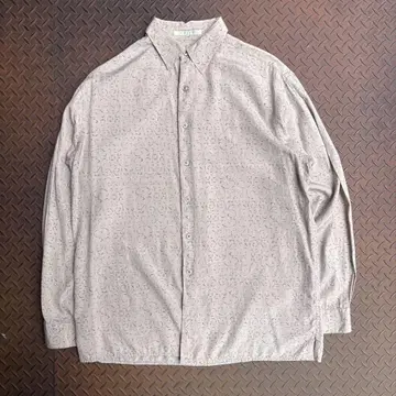 90s 페리 엘리스 실크 셔츠 올 패턴 긴팔 톰포드