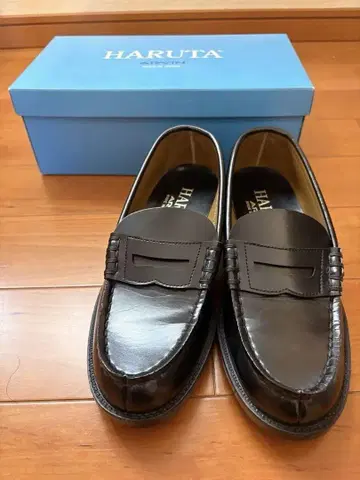 HARUTA 블랙 로퍼