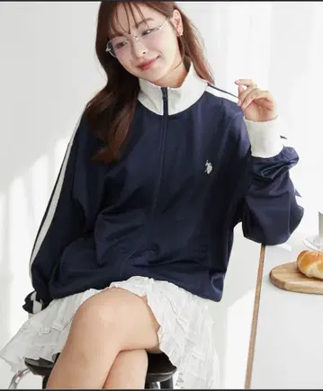 U.S. POLO ASSN. 네이비 트랙 자켓 FREE 사이즈