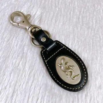 agnes b 에네스베 보야주 키링 가죽 도마뱀 모티브