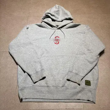 Subciety 후드티 풀오버 맨투맨 그레이 두꺼운 원단 L