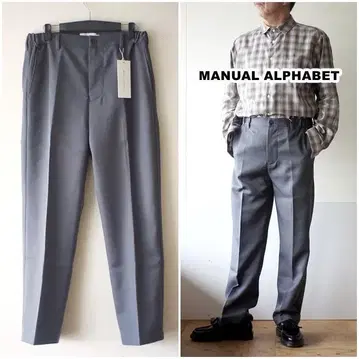 MANUAL ALPHABET 마뉴얼 알파벳 트라우저 팬츠 M
