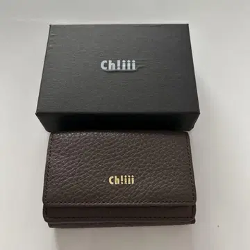 Ch!iii 브라운 3단 폴더형 지갑