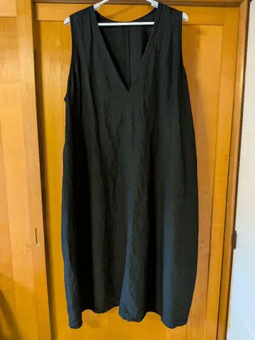 nest Robe 슬리브리스 드레스 블랙 사이즈 F