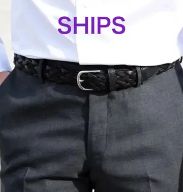 SHIPS 쉽스 이탈리아제 가죽 콤비네이션 메쉬 벨트