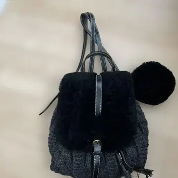 muku 니트 소재 백팩