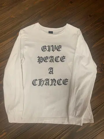 NUMBER (N)INE 롱티 GIVE PEACE A CHANCE M