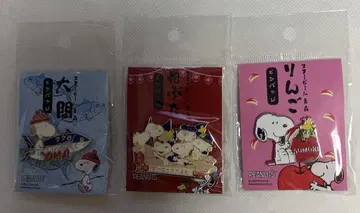 아오모리 한정판 스누피 핀 배지 오마 참치, 네부타, 사과