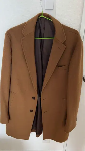 유나이티드 애로우즈 체스터 코트 카멜