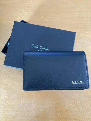 Paul Smith 블랙 가죽 명함지갑