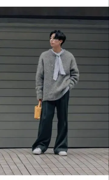 [ STERNBERG ] 알파카 니트 풀오버 클리닝 완료