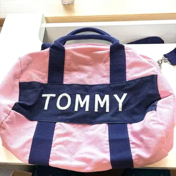TOMMY 숄더백 핑크/네이비