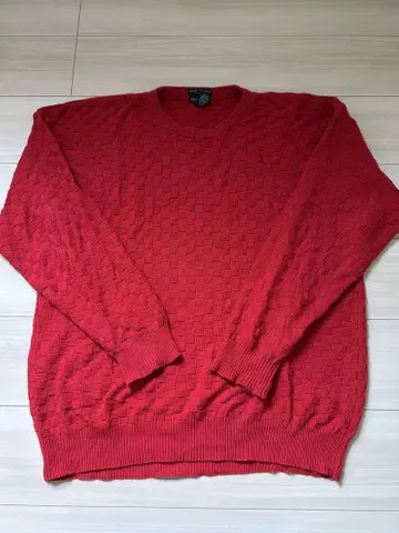 GANT 빨간색 90s 니트 스웨터 L 사이즈