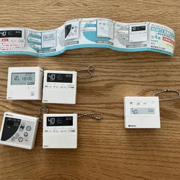 노리츠 온수기 리모컨 가챠가챠 5세트