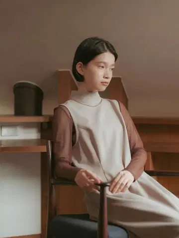 foufou 슬리브리스 프리미티브 원피스