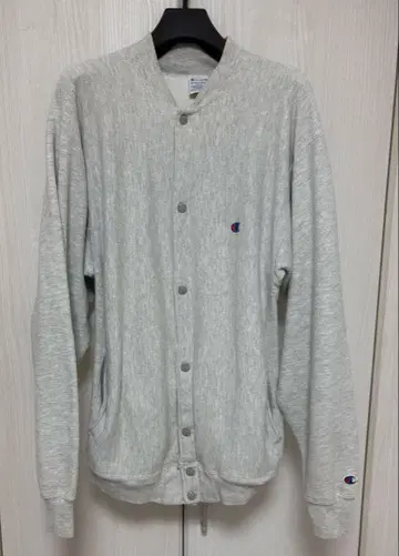 레어 90s Champion USA제 스냅 버튼 가디건