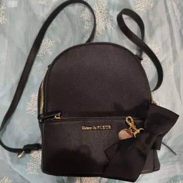 Maison de FLEUR 블랙 미니 백팩