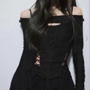 MELT THE LADY 레이스업 레이어드 코르셋