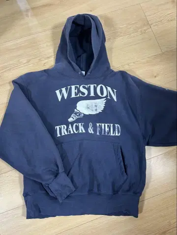 Champion Reverse Weave 후드티 칼리지 로고