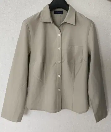 ANN TAYLOR 베이지 버튼 셔츠