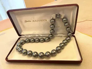 Majorica 그레이 진주 목걸이