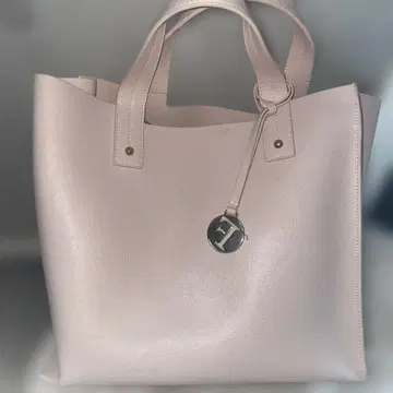 FURLA 핑크 토트백 E 로고 포함
