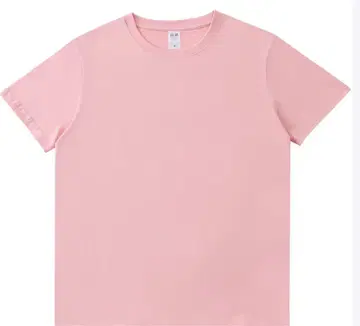 핑크 반팔 T셔츠