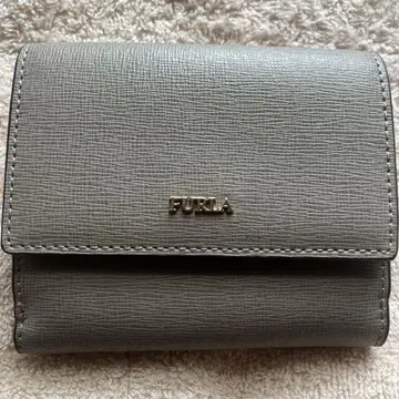 FURLA 접이식 지갑 그레이
