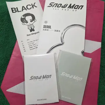 Snow Man 팝업 서울 메구로 렌 세트