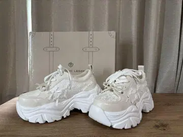 MAJESTIC LEGON 화이트 스니커즈 S 사이즈