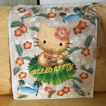 일광화상 키티 다니엘 하와이안 하이비스커스 우쿨렐레 비닐 백