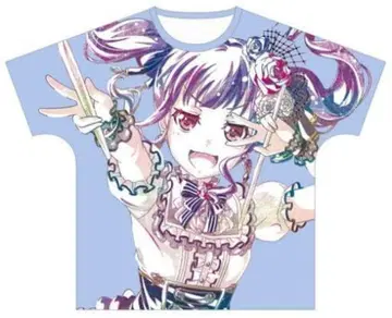 뱅드림 아니-아트 풀 그래픽 티셔츠 우다가와 아코 사이즈 XL