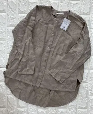 택 포함 새상품 evam eva 워터 린넨 셔츠