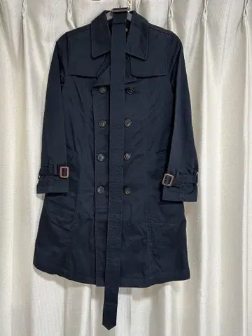 WEARS INC. 네이비 트렌치코트 더블 브레스트