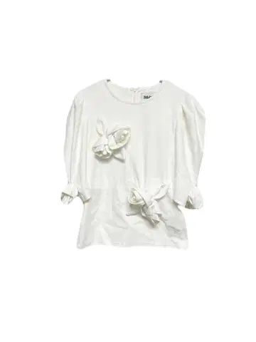 미사용 새상품 Bibiy. ROSETTE TEE WHITE