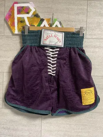 NATAL DESIGN 퍼플 숏팬츠