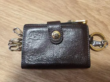 IL BISONTE 일비종떼 키케이스 코인 퍼스 다크 브라운