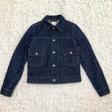 [ 새상품급 ] 그린 HYKE 데님 자켓 세컨드 인디고 S